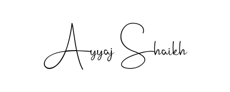 Get inspired by this graceful Andilay-7BmLP signature style for name Ayyaj Shaikh. Smooth loops and balanced proportions for everyday use. Ayyaj Shaikh signature style 4 images and pictures png