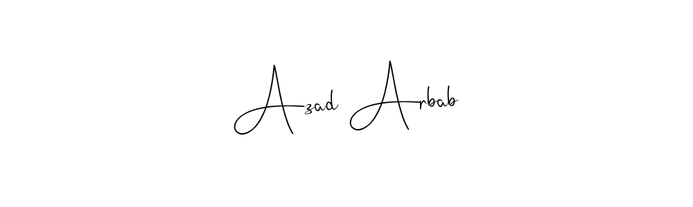 It looks lik you need a new signature style for name Azad Arbab. Design unique handwritten (Andilay-7BmLP) signature with our free signature maker in just a few clicks. Azad Arbab signature style 4 images and pictures png
