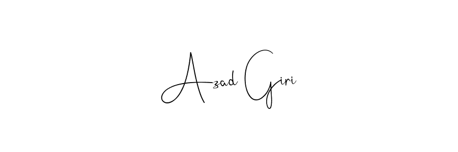 You should practise on your own different ways (Andilay-7BmLP) to write your name (Azad Giri) in signature. don't let someone else do it for you. Azad Giri signature style 4 images and pictures png