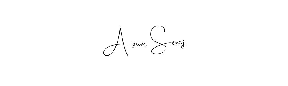Similarly Andilay-7BmLP is the best handwritten signature design. Signature creator online .You can use it as an online autograph creator for name Azam Seraj. Azam Seraj signature style 4 images and pictures png