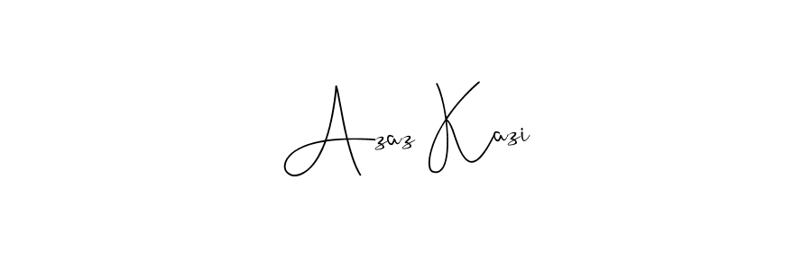 Use a signature maker to create a handwritten signature online. With this signature software, you can design (Andilay-7BmLP) your own signature for name Azaz Kazi. Azaz Kazi signature style 4 images and pictures png