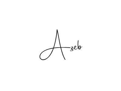 Use a signature maker to create a handwritten signature online. With this signature software, you can design (Andilay-7BmLP) your own signature for name Azeb. Azeb signature style 4 images and pictures png