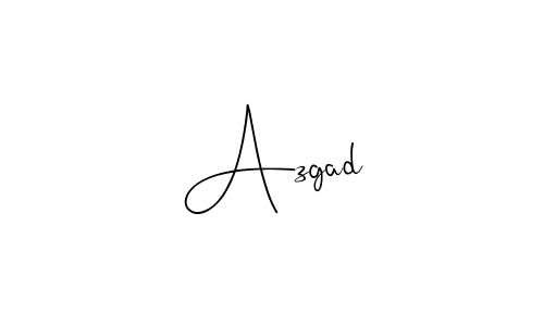 You should practise on your own different ways (Andilay-7BmLP) to write your name (Azgad) in signature. don't let someone else do it for you. Azgad signature style 4 images and pictures png