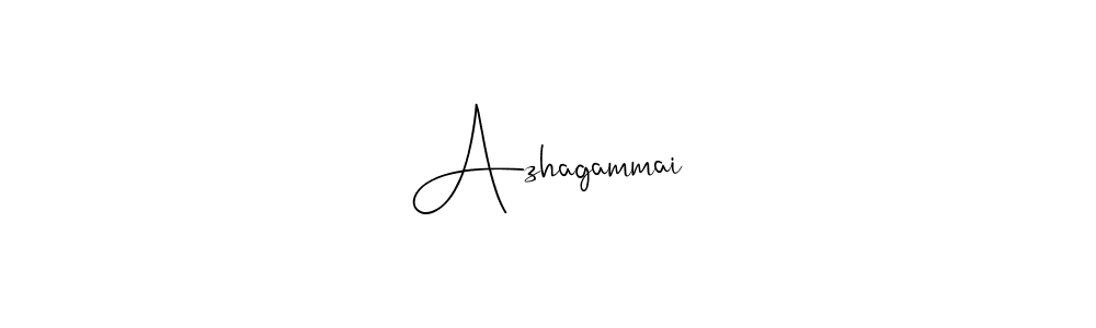 Design your own signature with our free online signature maker. With this signature software, you can create a handwritten (Andilay-7BmLP) signature for name Azhagammai. Azhagammai signature style 4 images and pictures png