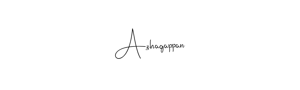 Make a beautiful signature design for name Azhagappan. With this signature (Andilay-7BmLP) style, you can create a handwritten signature for free. Azhagappan signature style 4 images and pictures png