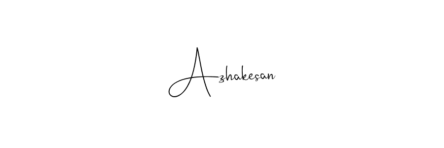 if you are searching for the best signature style for your name Azhakesan. so please give up your signature search. here we have designed multiple signature styles  using Andilay-7BmLP. Azhakesan signature style 4 images and pictures png