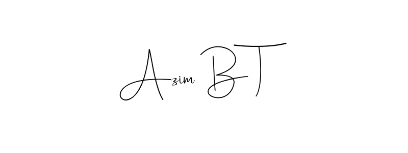 Best and Professional Signature Style for Azim B T. Andilay-7BmLP Best Signature Style Collection. Azim B T signature style 4 images and pictures png