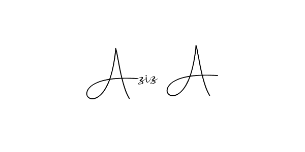 This is the best signature style for the Aziz A name. Also you like these signature font (Andilay-7BmLP). Mix name signature. Aziz A signature style 4 images and pictures png