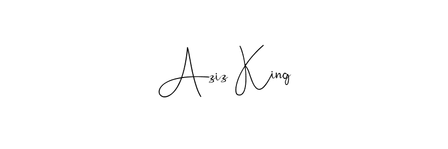 It looks lik you need a new signature style for name Aziz King. Design unique handwritten (Andilay-7BmLP) signature with our free signature maker in just a few clicks. Aziz King signature style 4 images and pictures png