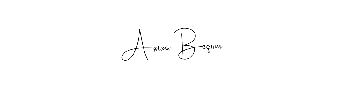 Aziza Begum stylish signature style. Best Handwritten Sign (Andilay-7BmLP) for my name. Handwritten Signature Collection Ideas for my name Aziza Begum. Aziza Begum signature style 4 images and pictures png