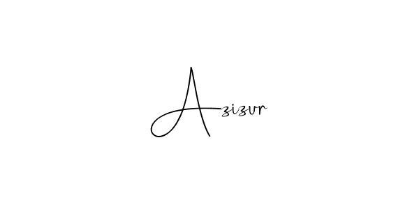 if you are searching for the best signature style for your name Azizur. so please give up your signature search. here we have designed multiple signature styles  using Andilay-7BmLP. Azizur signature style 4 images and pictures png