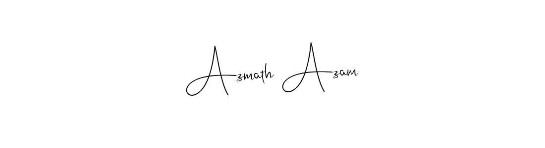 The best way (Andilay-7BmLP) to make a short signature is to pick only two or three words in your name. The name Azmath Azam include a total of six letters. For converting this name. Azmath Azam signature style 4 images and pictures png