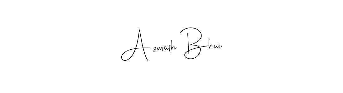 Also we have Azmath Bhai name is the best signature style. Create professional handwritten signature collection using Andilay-7BmLP autograph style. Azmath Bhai signature style 4 images and pictures png