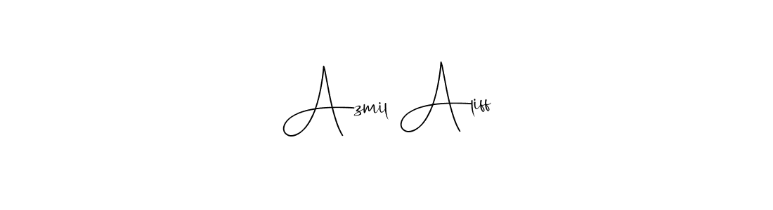 Make a short Azmil Aliff signature style. Manage your documents anywhere anytime using Andilay-7BmLP. Create and add eSignatures, submit forms, share and send files easily. Azmil Aliff signature style 4 images and pictures png