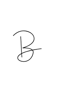 Create a beautiful signature design for name B . With this signature (Andilay-7BmLP) fonts, you can make a handwritten signature for free. B  signature style 4 images and pictures png