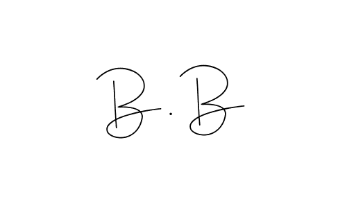 You should practise on your own different ways (Andilay-7BmLP) to write your name (B . B) in signature. don't let someone else do it for you. B . B signature style 4 images and pictures png