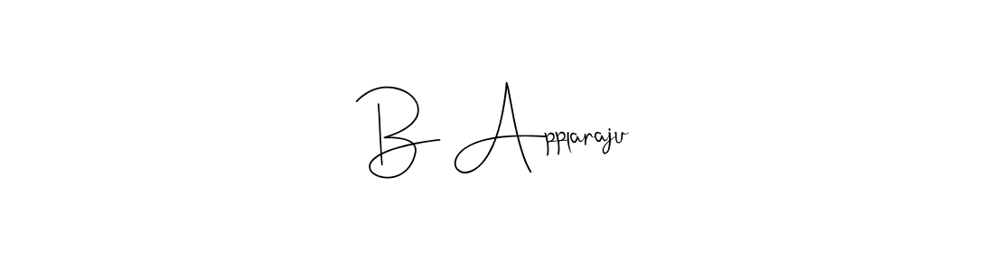 This is the best signature style for the B Applaraju name. Also you like these signature font (Andilay-7BmLP). Mix name signature. B Applaraju signature style 4 images and pictures png