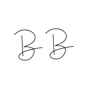 Design your own signature with our free online signature maker. With this signature software, you can create a handwritten (Andilay-7BmLP) signature for name B B. B B signature style 4 images and pictures png