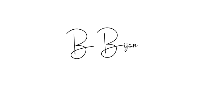 Make a beautiful signature design for name B Bijan. Use this online signature maker to create a handwritten signature for free. B Bijan signature style 4 images and pictures png