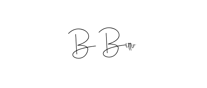 Also You can easily find your signature by using the search form. We will create B Bittu name handwritten signature images for you free of cost using Andilay-7BmLP sign style. B Bittu signature style 4 images and pictures png