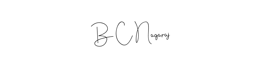 How to make B C Nagaraj name signature. Use Andilay-7BmLP style for creating short signs online. This is the latest handwritten sign. B C Nagaraj signature style 4 images and pictures png