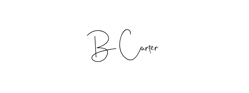 How to make B Carter name signature. Use Andilay-7BmLP style for creating short signs online. This is the latest handwritten sign. B Carter signature style 4 images and pictures png