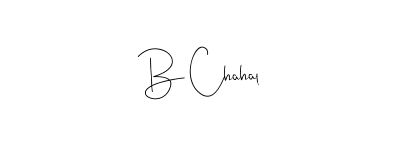 B Chahal stylish signature style. Best Handwritten Sign (Andilay-7BmLP) for my name. Handwritten Signature Collection Ideas for my name B Chahal. B Chahal signature style 4 images and pictures png
