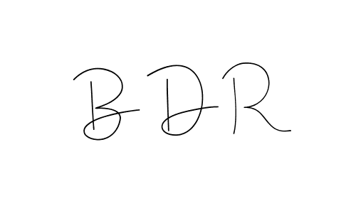 Create a beautiful signature design for name B D R. With this signature (Andilay-7BmLP) fonts, you can make a handwritten signature for free. B D R signature style 4 images and pictures png