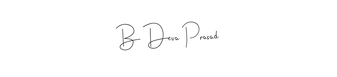 B Deva Prasad stylish signature style. Best Handwritten Sign (Andilay-7BmLP) for my name. Handwritten Signature Collection Ideas for my name B Deva Prasad. B Deva Prasad signature style 4 images and pictures png