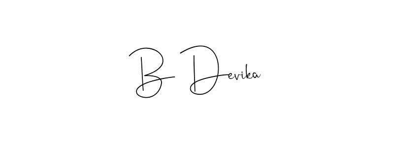 Best and Professional Signature Style for B Devika. Andilay-7BmLP Best Signature Style Collection. B Devika signature style 4 images and pictures png