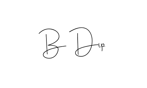 How to Draw B Dip signature style? Andilay-7BmLP is a latest design signature styles for name B Dip. B Dip signature style 4 images and pictures png