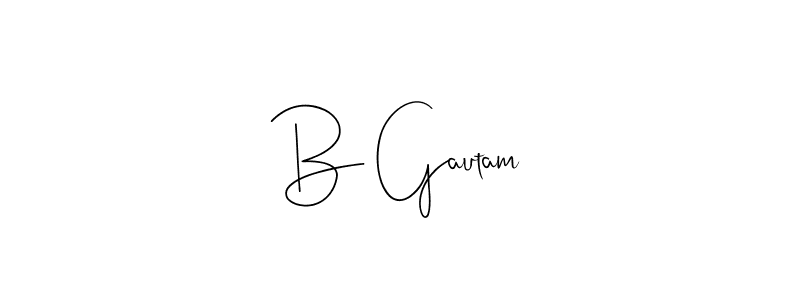 Best and Professional Signature Style for B Gautam. Andilay-7BmLP Best Signature Style Collection. B Gautam signature style 4 images and pictures png