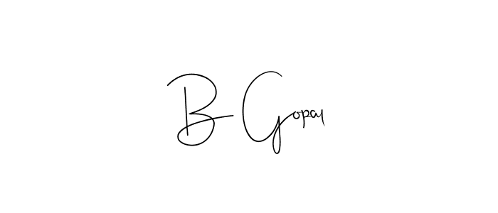 You can use this online signature creator to create a handwritten signature for the name B Gopal. This is the best online autograph maker. B Gopal signature style 4 images and pictures png