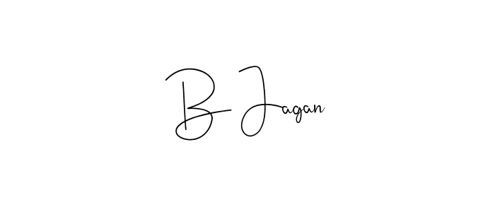 How to make B Jagan signature? Andilay-7BmLP is a professional autograph style. Create handwritten signature for B Jagan name. B Jagan signature style 4 images and pictures png