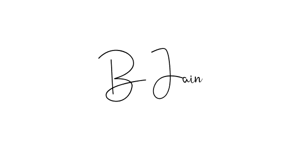 Also we have B Jain name is the best signature style. Create professional handwritten signature collection using Andilay-7BmLP autograph style. B Jain signature style 4 images and pictures png