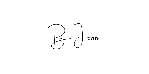 Once you've used our free online signature maker to create your best signature Andilay-7BmLP style, it's time to enjoy all of the benefits that B John name signing documents. B John signature style 4 images and pictures png