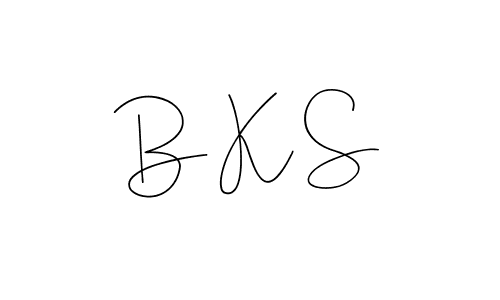 Best and Professional Signature Style for B K S. Andilay-7BmLP Best Signature Style Collection. B K S signature style 4 images and pictures png