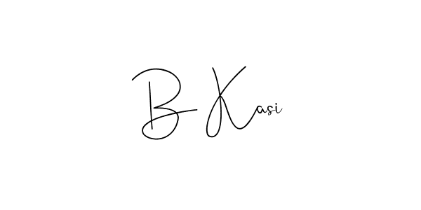 The best way (Andilay-7BmLP) to make a short signature is to pick only two or three words in your name. The name B Kasi include a total of six letters. For converting this name. B Kasi signature style 4 images and pictures png