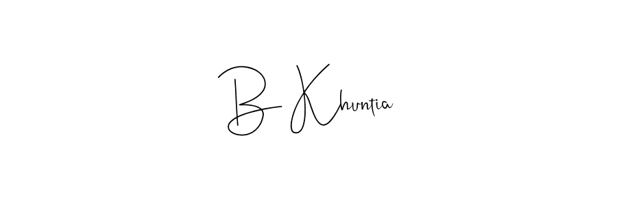This is the best signature style for the B Khuntia name. Also you like these signature font (Andilay-7BmLP). Mix name signature. B Khuntia signature style 4 images and pictures png