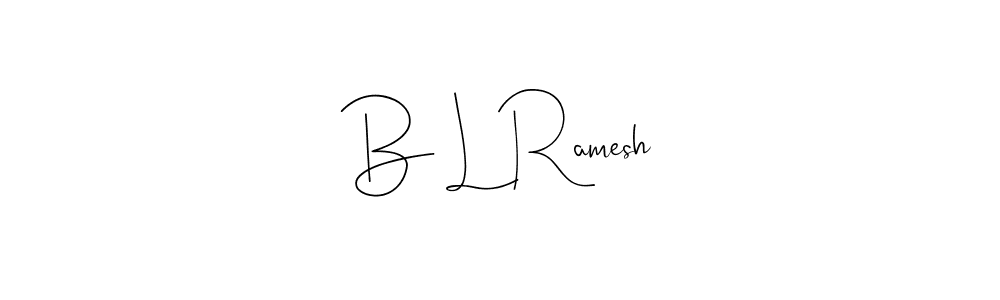 You can use this online signature creator to create a handwritten signature for the name B L Ramesh. This is the best online autograph maker. B L Ramesh signature style 4 images and pictures png