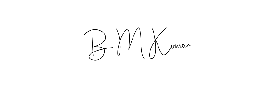 You can use this online signature creator to create a handwritten signature for the name B M Kumar. This is the best online autograph maker. B M Kumar signature style 4 images and pictures png