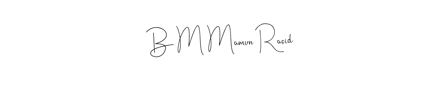 Similarly Andilay-7BmLP is the best handwritten signature design. Signature creator online .You can use it as an online autograph creator for name B M Mamun Rasid. B M Mamun Rasid signature style 4 images and pictures png