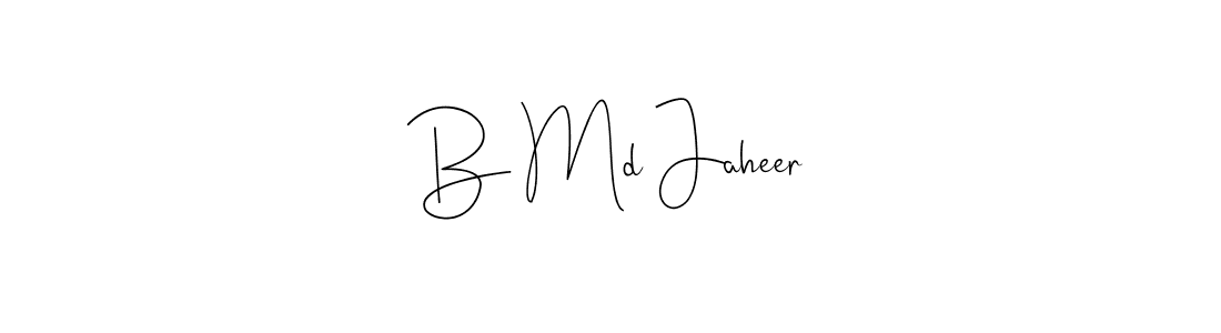 Make a beautiful signature design for name B Md Jaheer. Use this online signature maker to create a handwritten signature for free. B Md Jaheer signature style 4 images and pictures png