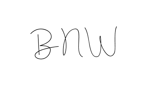 How to Draw B N W signature style? Andilay-7BmLP is a latest design signature styles for name B N W. B N W signature style 4 images and pictures png