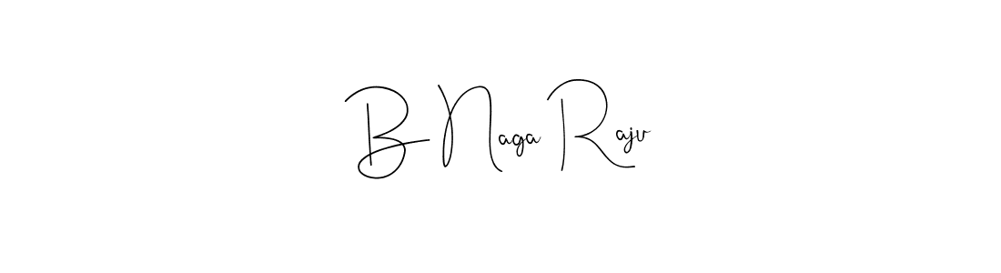 You should practise on your own different ways (Andilay-7BmLP) to write your name (B Naga Raju) in signature. don't let someone else do it for you. B Naga Raju signature style 4 images and pictures png