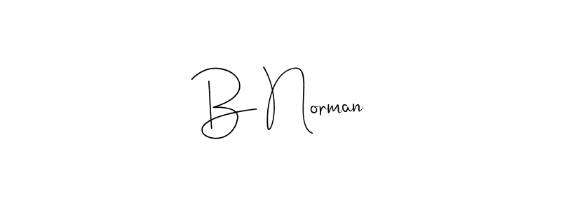 Use a signature maker to create a handwritten signature online. With this signature software, you can design (Andilay-7BmLP) your own signature for name B Norman. B Norman signature style 4 images and pictures png