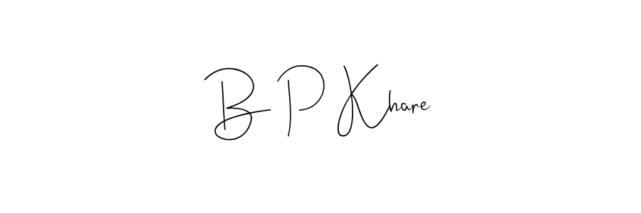 if you are searching for the best signature style for your name B P Khare. so please give up your signature search. here we have designed multiple signature styles  using Andilay-7BmLP. B P Khare signature style 4 images and pictures png