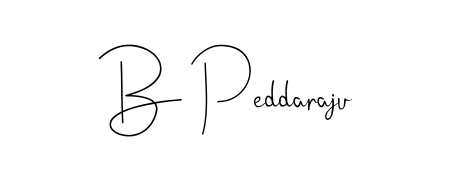 Design your own signature with our free online signature maker. With this signature software, you can create a handwritten (Andilay-7BmLP) signature for name B Peddaraju. B Peddaraju signature style 4 images and pictures png