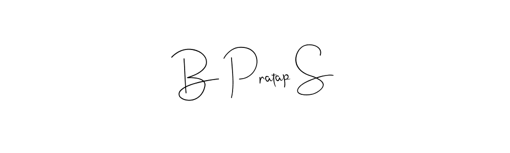 Make a beautiful signature design for name B Pratap S. Use this online signature maker to create a handwritten signature for free. B Pratap S signature style 4 images and pictures png