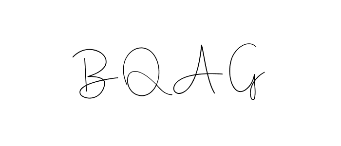 Here are the top 10 professional signature styles for the name B Q A G. These are the best autograph styles you can use for your name. B Q A G signature style 4 images and pictures png